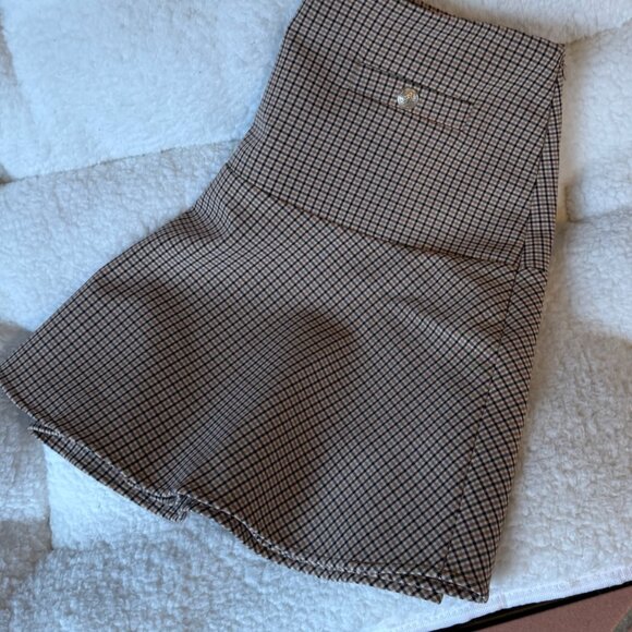 Loft Plaid Skirt - Picture 2 of 3